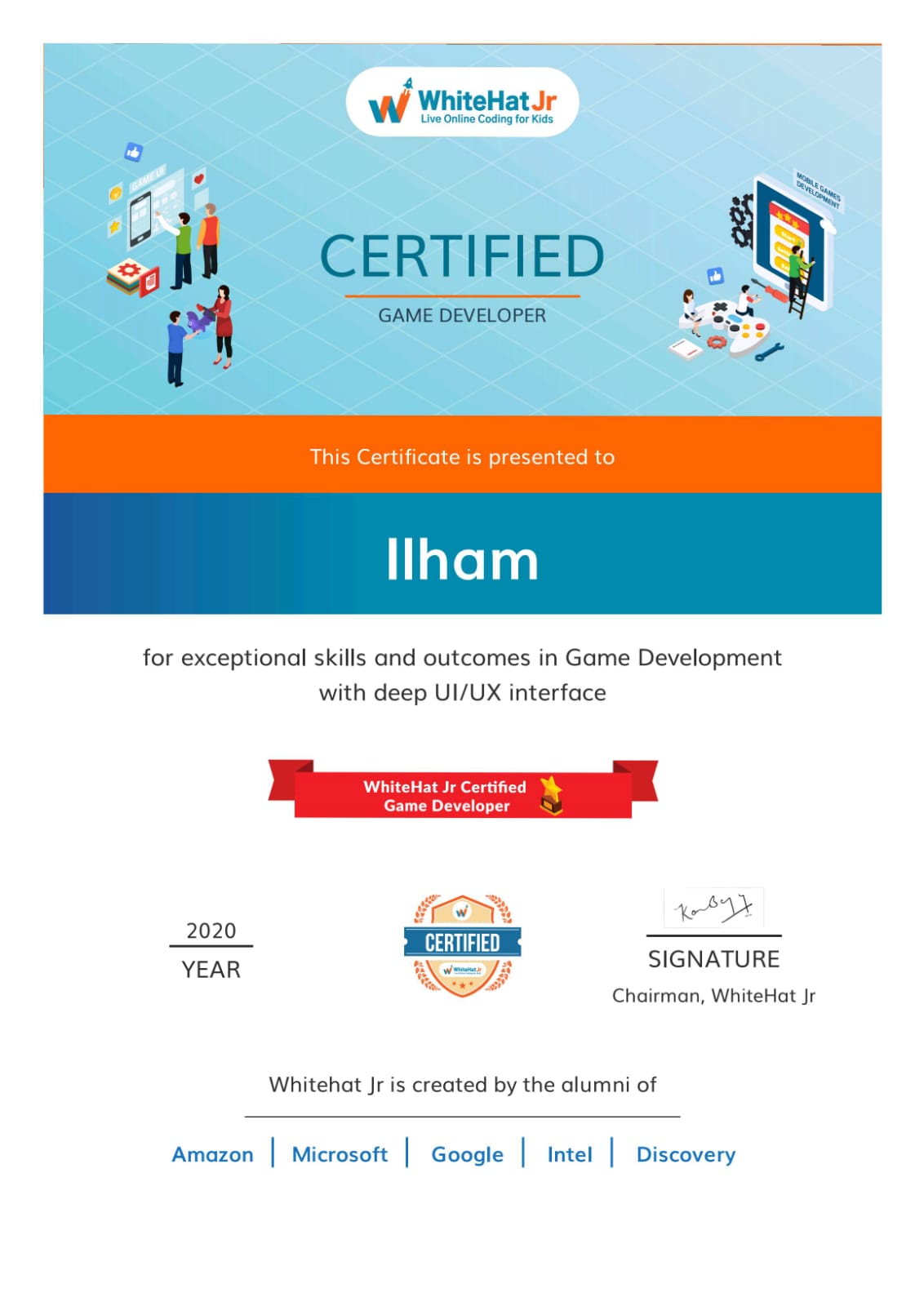 Certificate 2